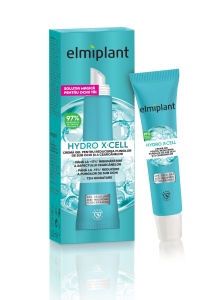 Crema Gel Pentru Reducerea Pungilor de Sub Ochi si a Cearcanelor, Elmiplant, Hydro X-Cell, 15 ml