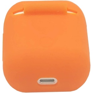 Husa AirPods cu Inel Prindere Portocaliu