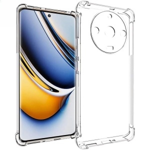 Husa de Protectie, Flippy, Compatibila cu Realme C55, TPU Antisoc, Protectie Colturi, 1.5 mm Transparent