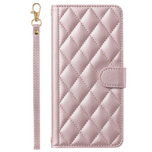 Husa de Protectie Tip Carte, Flippy, pentru Apple iPhone 15 Plus, Model cu Suport si Capsa, Antisoc, Rezistenta la Impact, Protectie Camera, Roz