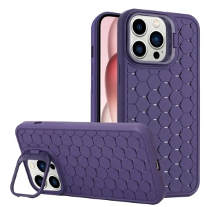 Husa de Protectie TPU, Flippy, pentru Samsung Galaxy S24 Plus, 3D Cube, cu Inel, Protectie Camera, Antisoc, Antizgariere, Antialunecare, Acoperire Completa, Mov