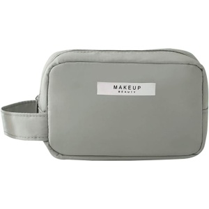Portfard, Flippy, cu Maner, Material Impermeabil, pentru Cosmetice, 16 x 11 x 7 cm, Verde