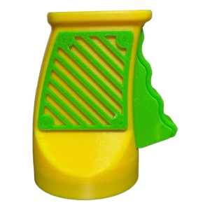 Desfacator Doze, Flippy, din ABS, 10.7 x 8 cm, Manual, Galben/Verde