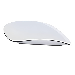 Mouse Wireless cu Gesturi, FLIPPY, Bluetooth + 2.4GHz, Reincarcabil USB, Ultra Subtire, 1600 DPI, Silentios, Design Elegant si Compact, Compatibil cu Laptop/PC, Telefon si Tableta, Ideal pentru Birou si Calatorii, Alb