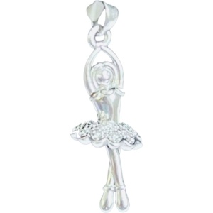Pandantiv, Jolie Silver, Argint 925, Model Balerina Delicata, 25 x 8 mm, 1.7 g