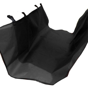 Covor pentru Masina, pentru Animalele de companie, Flippy, Covoras impermeabil, pentru Calatoriile Lungi, din Panza Oxford, 135 x 135 cm, Negru