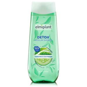 Gel de Dus Detox, Elmiplant, Cu Castravete si Ceai Matcha, 400 ml