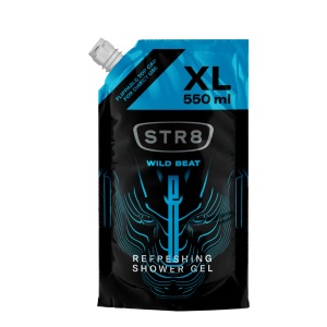 Rezerva Gel de Dus Pentru Barbati, STR8, Wild Beat, 550 ml