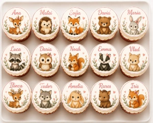 Set de 15 toppere comestibile pentru cupcakes - Img 7