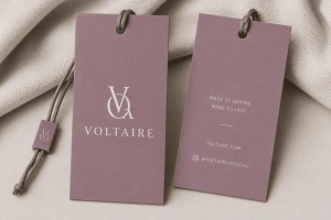 Etichete hangtag de brand