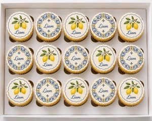 Set de 15 toppere comestibile pentru cupcakes