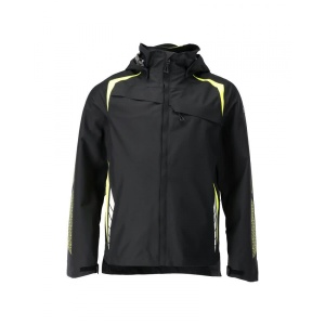JACHETA OUTER SHELL WATERPROOF BLACK/HI VIS YELLOW XL