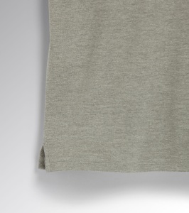 TRICOU POLO PREMIUM MC ATLAR ORGANIC DIADORA GRIGIO MELANGE MEDIO M - Img 2