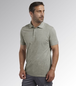 TRICOU POLO PREMIUM MC ATLAR ORGANIC DIADORA GRIGIO MELANGE MEDIO S - Img 6