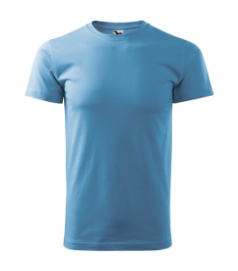 TRICOU MALFINI BASIC 129-ALBASTRU AZURIU-L - Img 1