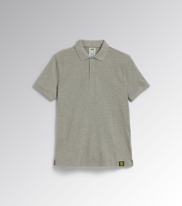 TRICOU POLO PREMIUM MC ATLAR ORGANIC DIADORA GRIGIO MELANGE MEDIO XXL - Img 1