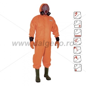 COMPLEU DE PROTECTIE IMPERMEABIL CU CIZME INCORPORATE OVERALL 580