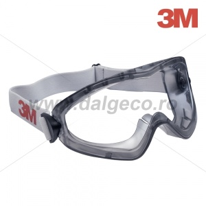 OCHELARI DE PROTECTIE TIP GOGGLE FARA AERISIRE LENTILA DIN POLICARBONAT 3M PREMIUM