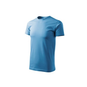TRICOU MALFINI BASIC 129-ALBASTRU AZURIU-2XL - Img 1