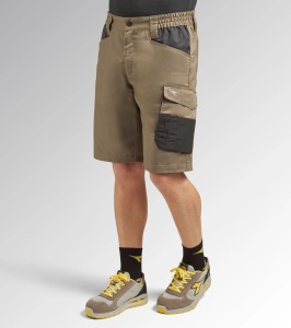 BERMUDE POLY 2.0 STRETCH POLY-COTTON BROWN GREY 5XL - Img 1