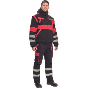 JACHETA MAX WINTER REFLEX NEGRU ROSU 46 - Img 2