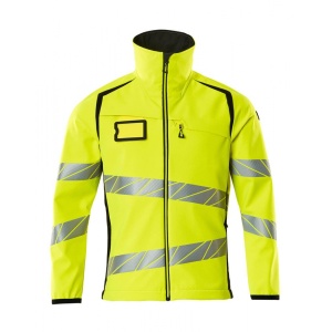 JACHETA SOFTSHELL HI-VIS YELLOW/BLACK