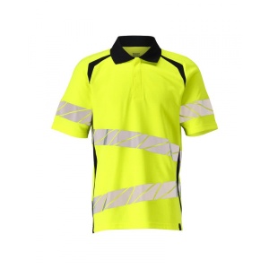 TRICOU POLO MODERN FIT HI-VIS YELLOW/DARK NAVY L