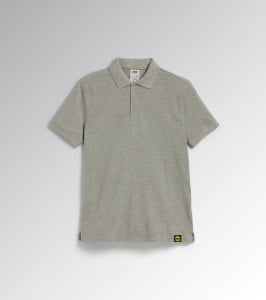 TRICOU POLO PREMIUM MC ATLAR ORGANIC DIADORA GRIGIO MELANGE MEDIO L