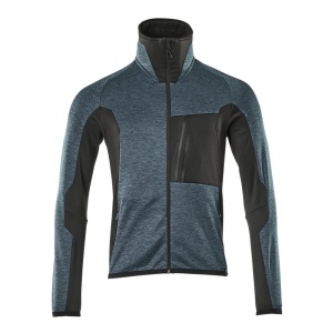 FLEECE JUMPER PETROL/BLACK M