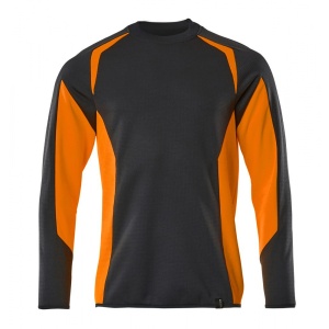 BLUZA MODERN FIT HI VIS DARK NAVY/HI-VIS ORANGE L