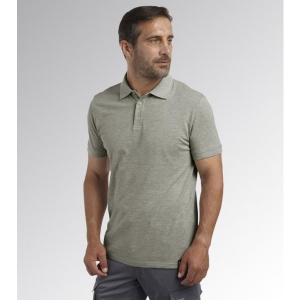 TRICOU POLO MC ATLAR ORGANIC GRIGIO MELANGE MEDIO L