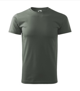 TRICOU MALFINI BASIC 129-GRI ARDEZIE-M - Img 1