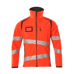 JACHETA SOFTSHELL HI-VIS RED/DARK ANTHRACITE XL