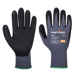 MANUSI DERMIFLEX PLUS GRI-NEGRU M
