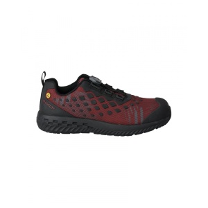 PANTOFI PROTECTIE BOA S1P FIT SYSTEM RED/BLACK