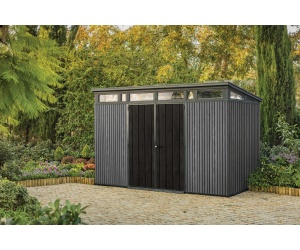 Casuta de gradina Pent 11 x 7 Keter, Signature, Venetian ,Gri / Antracit