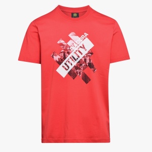 TRICOU PREMIUM DIADORA GRAFIC ORGANIC ROSU - XXL - Img 1