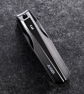 Unghiera marime M Standard neagra din inox produsa de Kai Japonia - Seria AUGER - Img 2