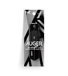Unghiera marime M Revolver neagra din inox produsa de Kai Japonia - Seria AUGER - Img 2