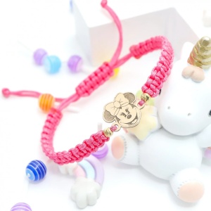 Brățară cu figurina șoricel desene animate din aur 14k - Img 3