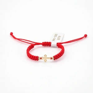 Bratara Cruciulita din Aur 14k