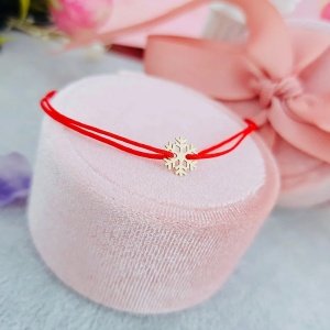 Bratara Fulg de Nea Clasic Collection din Aur 14K - Img 2