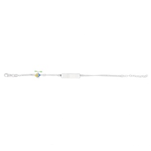 Bratara personalizabila din Argint 925 pentru copii 14+3cm-Elicopter