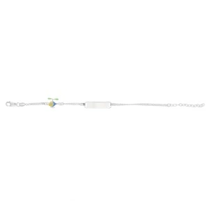 Bratara personalizabila din Argint 925 pentru copii 14+3cm-Elicopter