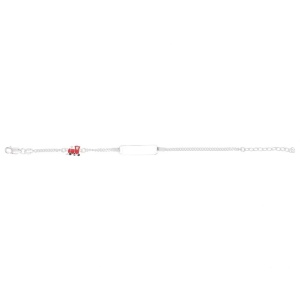 Bratara personalizabila din Argint 925 pentru copii 14+3cm -Trenulet