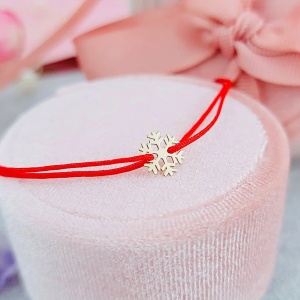 Bratara Fulg de Nea Clasic Collection din Aur 14K - Img 3