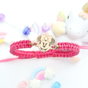 Brățară cu figurina șoricel desene animate din aur 14k - Img 2
