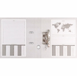 Biblioraft plastifiat OFFICE Products, 7.5 cm, colțuri metalice - Img 3