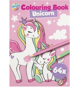Carte de colorat Unicorn A5 64 pagini , Grafix