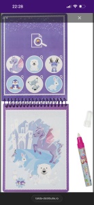 Carte de Colorat Pictează cu Apă Unicorn Totum pentru Copii, Activitate Creativă - Img 3